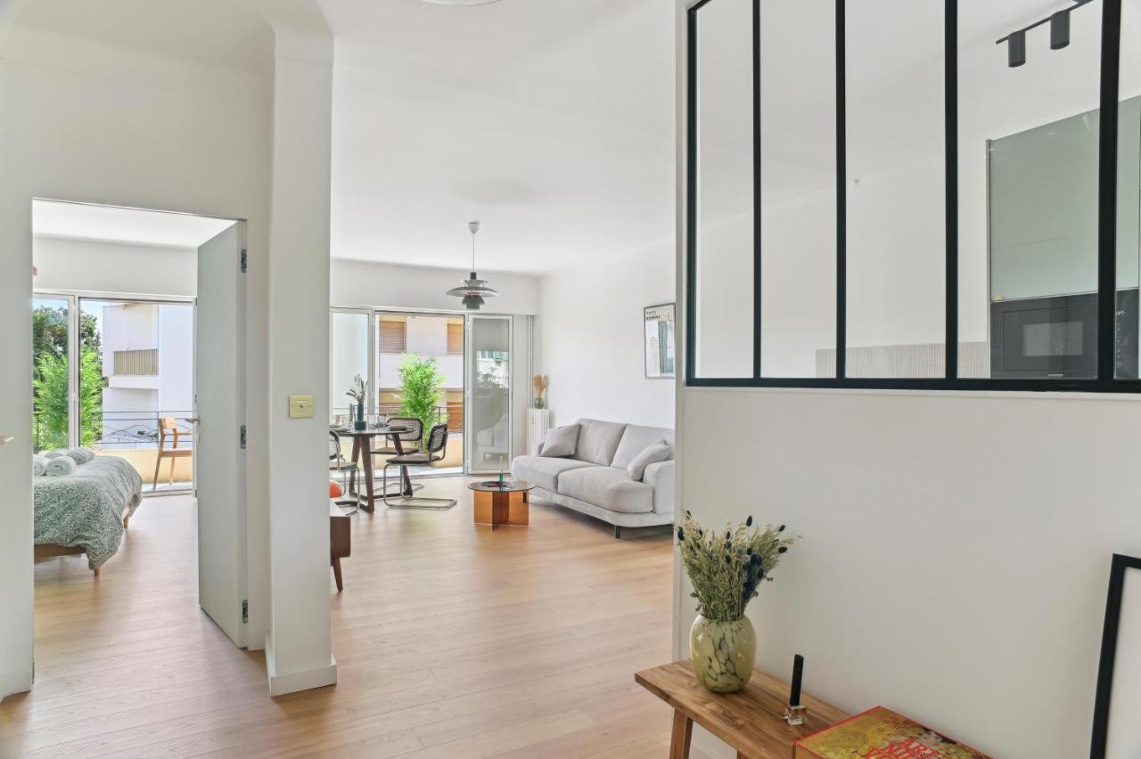 Designer Flat, Luxurious, Close From Palais, Terrasse, Private Garage, Air Conditoning Cannes Extérieur photo