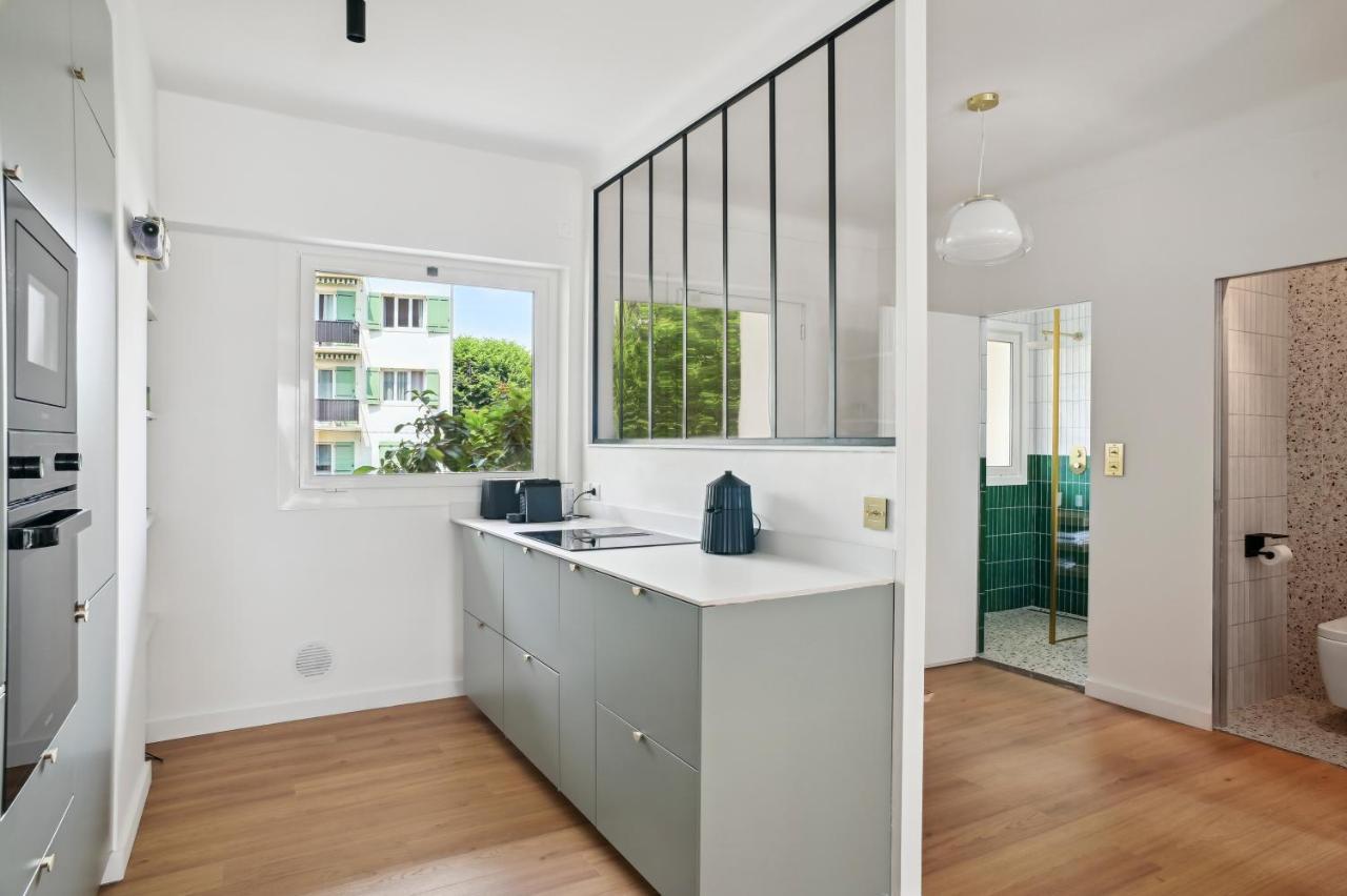 Designer Flat, Luxurious, Close From Palais, Terrasse, Private Garage, Air Conditoning Cannes Extérieur photo